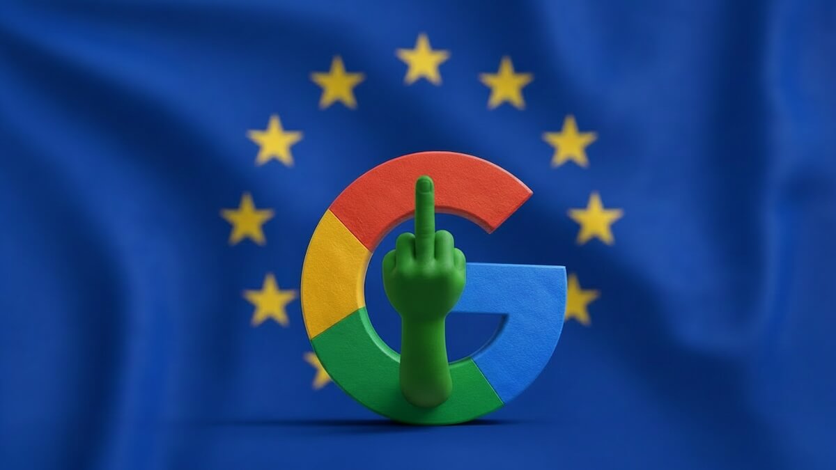 Google EU Frist Mittelfinger Europa Strafe Suche