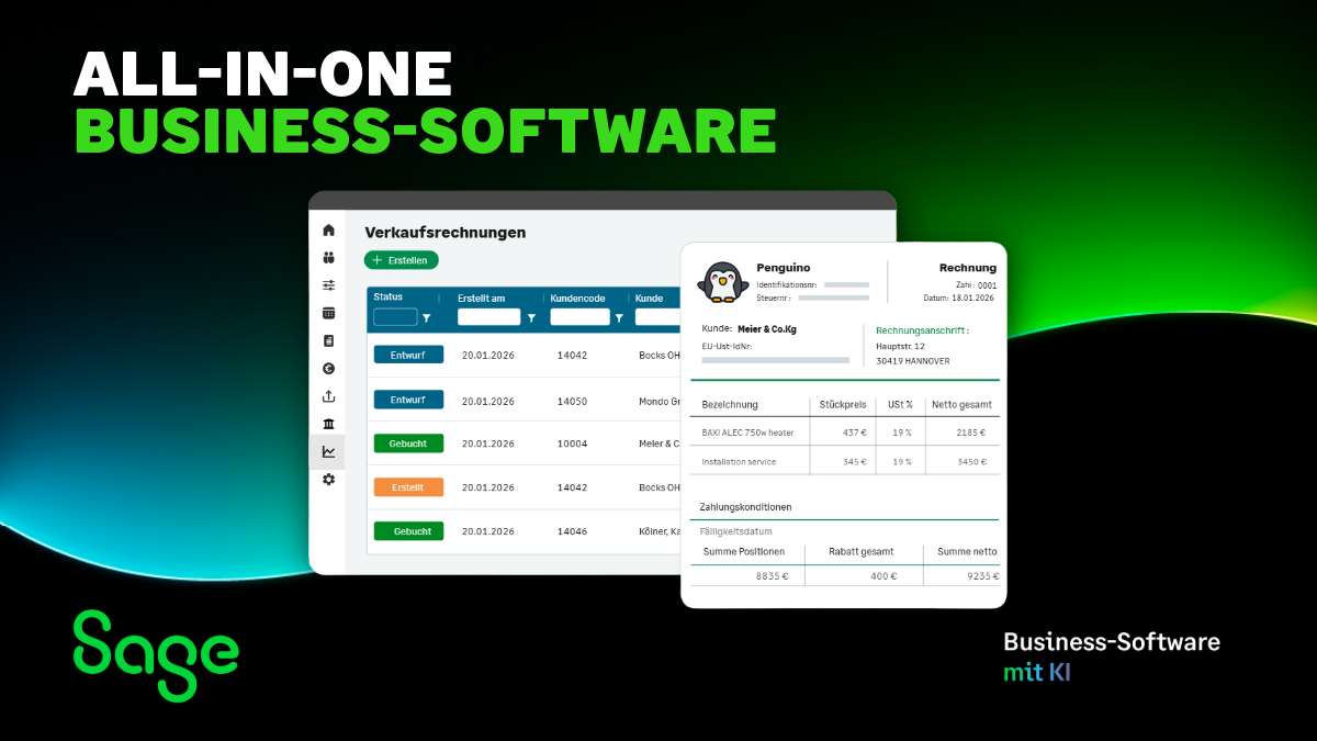 Lohnabrechnung online Sage Payroll Sage Active
