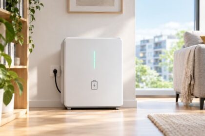 Mini-Batterie Wohnzimmer Mehrfamilienhaus Schwarmintelligenz Stromnetz