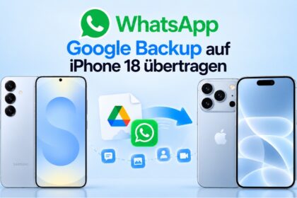 Backup auf iPhone18 übertragen