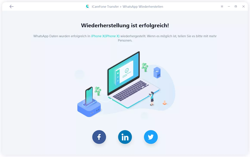 Backup auf iPhone18 übertragen