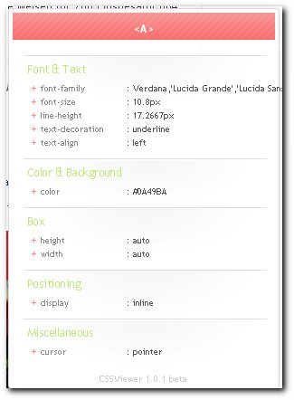 CSS Viewer