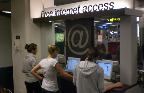 Gratis Internet am Flughafen Singapur