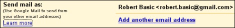 GMail alternative Absenderadresse