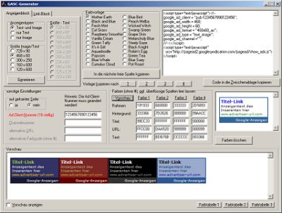 Google AdSense Generator