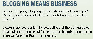 IBM about Blogging
