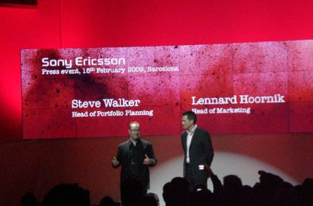 Sony Ericsson - International Press Conference in Barcelona.