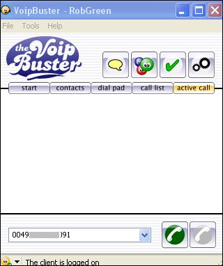 GUI VoipBuster