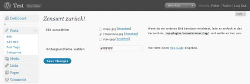 wordpress-zensiert-zurueck